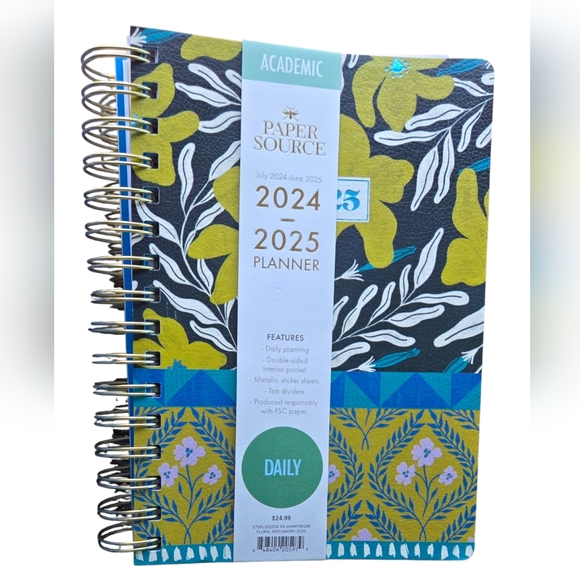 Paper Source Other - New Paper Source 2024-2025 Academic Planner